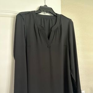 3/4 sleeve sheer top